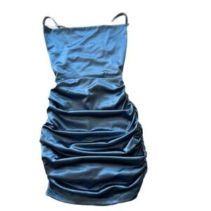 Mini blue dress
